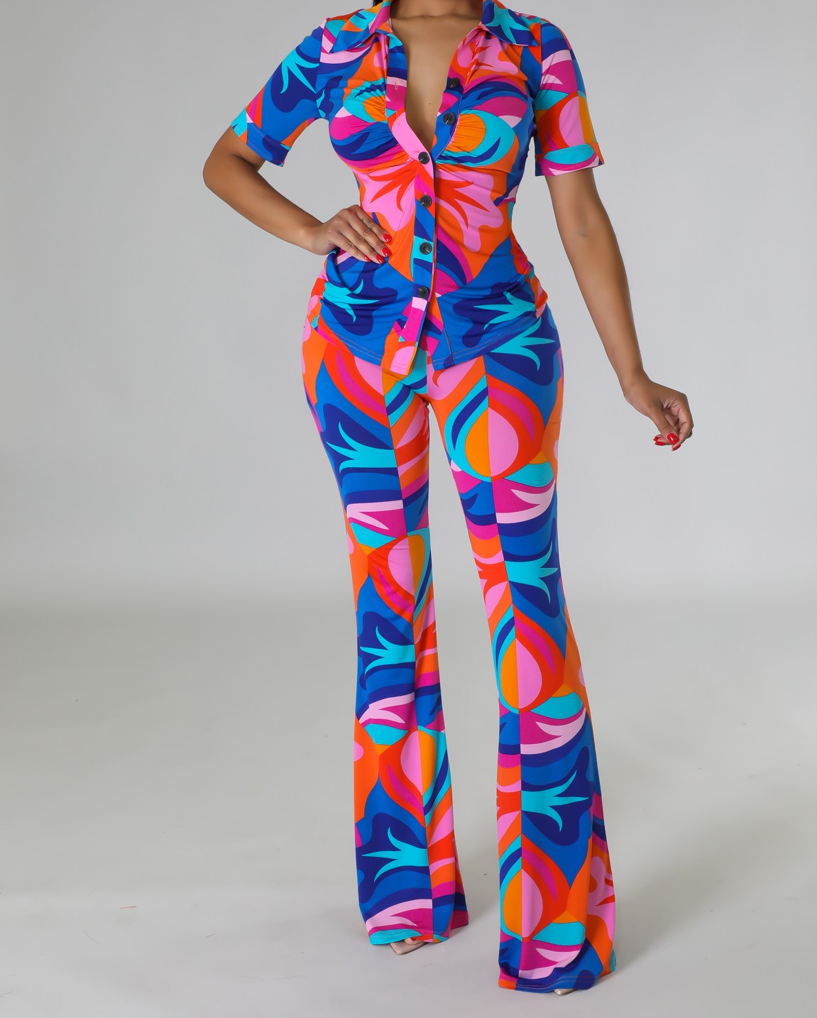 Vibrant Girl Pants Set